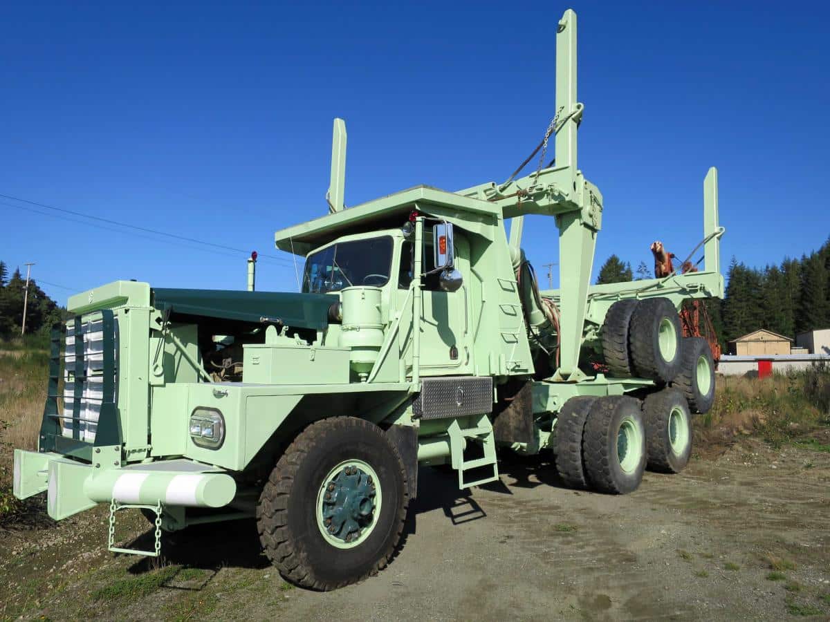  Kenworth  850 Pre Load T A Off Highway Log Truck  Trailer  