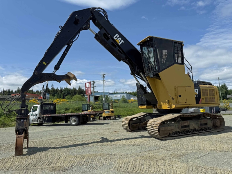 2015 Caterpillar 568LL Heel Boom Log Loader