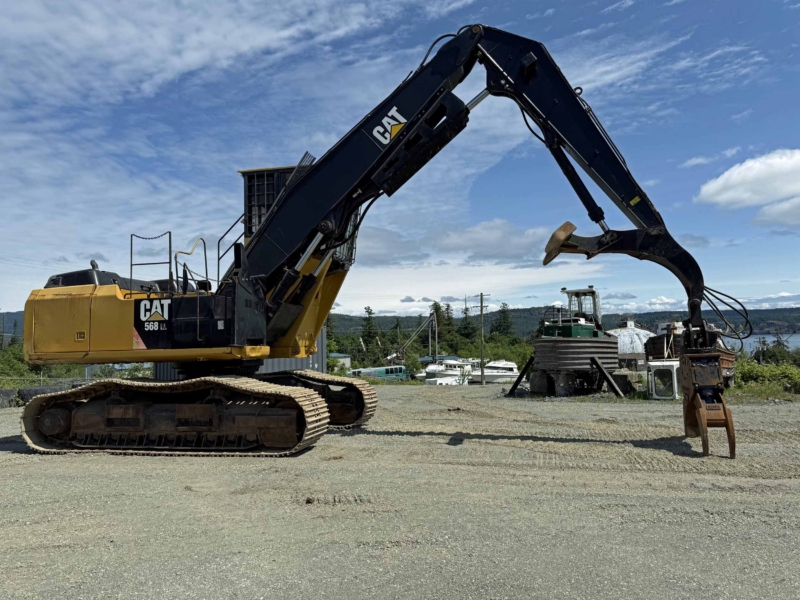 2015 Caterpillar 568LL Heel Boom Log Loader - Image 9