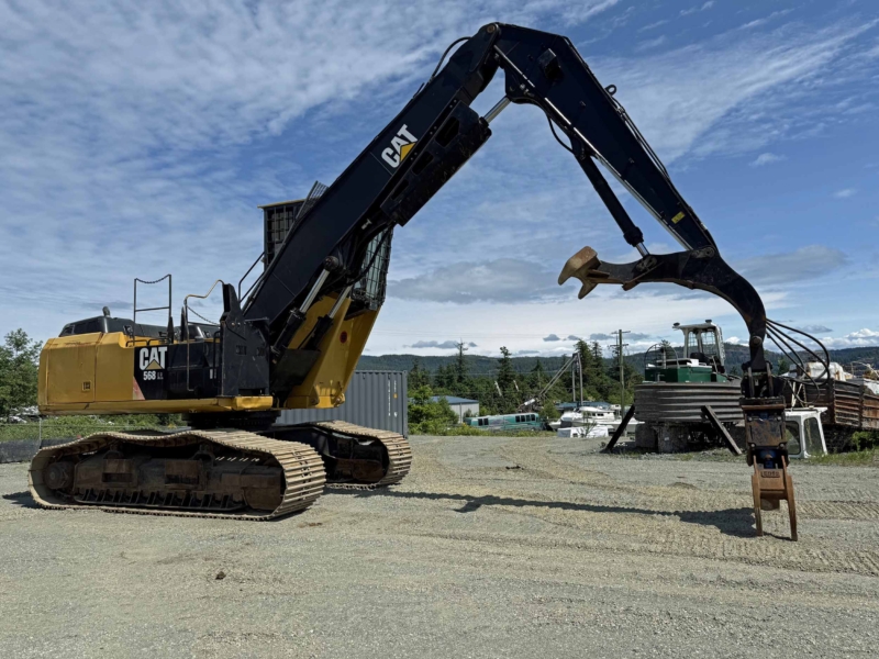 2015 Caterpillar 568LL Heel Boom Log Loader - Image 8