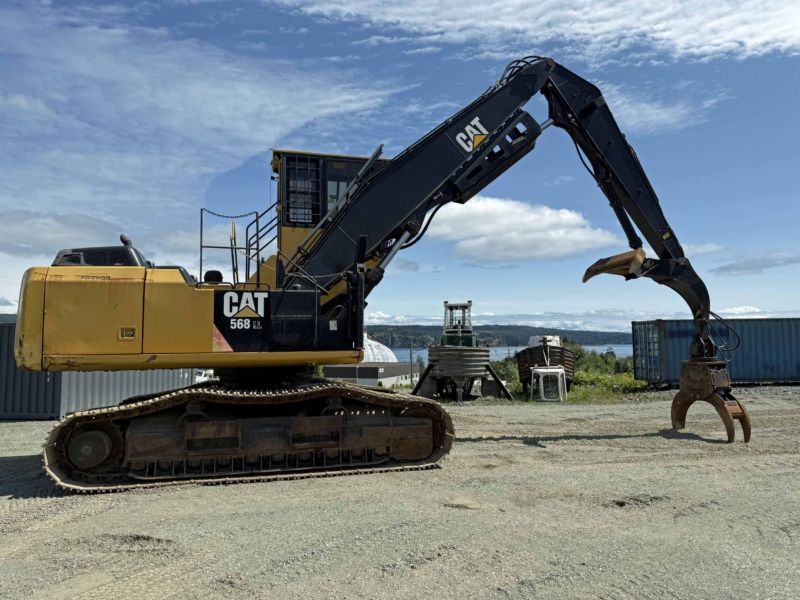2015 Caterpillar 568LL Heel Boom Log Loader - Image 10