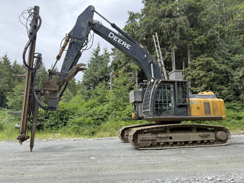 2006 John Deere 270DLC Hydraulic Excavator Drill